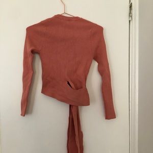 Zara Tops - Zara Coral Long Sleeve Top Zara Tops - Zara Coral Long Sleeve Top